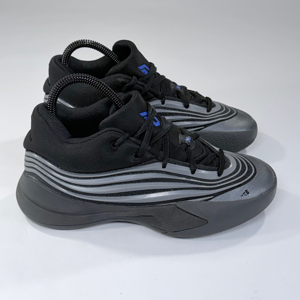 Adidas Dame X Basketball Shoes Youth 4.5 Core Black Athletic Performance Court